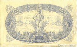 500 Francs TUNESIEN  1909 P.05a SS to VZ