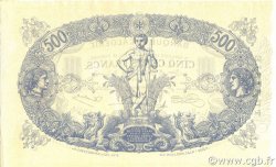 500 Francs TUNISIA  1923 P.05s q.FDC