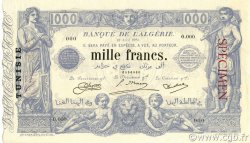 1000 Francs Spécimen TUNESIEN  1924 P.07s fST+
