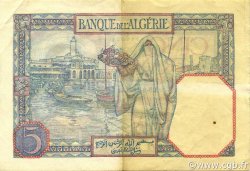 5 Francs TUNISIA  1929 P.08a VF+