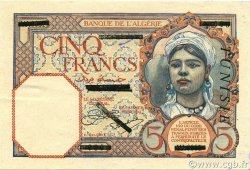 5 Francs Épreuve TUNESIEN  1925 P.08a fST