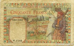 50 Francs TUNISIA  1942 P.12a G