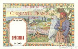 50 Francs TUNISIA  1938 P.12as q.FDC