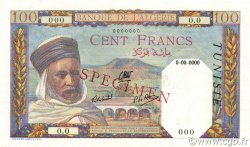 100 Francs TUNISIA  1938 P.13as q.FDC