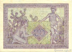 20 Francs TUNESIEN  1945 P.18 SS to VZ