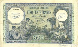 500 Francs TúNEZ  1943 P.19 MBC