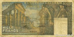 1000 Francs TUNISIA  1950 P.29a F