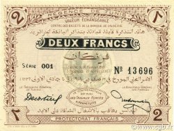 2 Francs TUNISIA  1918 P.34 q.FDC