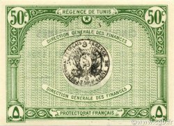 50 Centimes TUNISIA  1920 P.48 UNC-