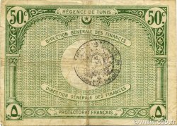 50 Centimes TúNEZ  1920 P.48 MBC