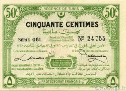 50 Centimes TUNISIE  1920 P.48 pr.NEUF