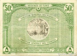 50 Centimes TUNESIEN  1920 P.48 SS to VZ