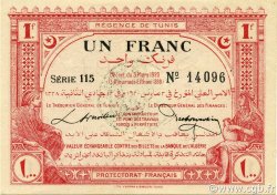 1 Franc TUNESIEN  1920 P.49 fST+