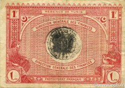 1 Franc TUNISIA  1920 P.49 VF-