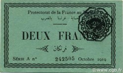 2 Francs MARUECOS  1919 P.07a SC