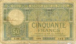 50 Francs MAROCCO  1925 P.13 B