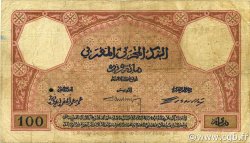 100 Francs MOROCCO  1925 P.14 G