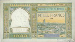 1000 Francs MOROCCO  1949 P.16c VF