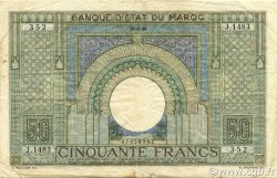 50 Francs MAROKKO  1946 P.21 SS