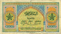100 Francs MAROCCO  1943 P.27 q.MB
