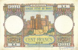 100 Francs MAROKKO  1948 P.45 fVZ