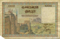 1000 Francs MARUECOS  1952 P.47 RC+