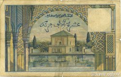 10000 Francs MARUECOS  1954 P.50 RC+