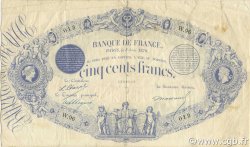 500 Francs indices noirs FRANCE  1876 F.A40.10