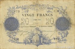 20 Francs type 1871 FRANCIA  1871 F.A46.02 BC