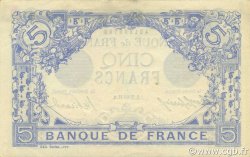 5 Francs BLEU FRANCIA  1917 F.02.47 SC+