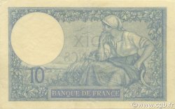 10 Francs MINERVE FRANCE  1923 F.06.07 XF+