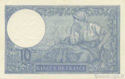 10 Francs MINERVE FRANCIA  1937 F.06.18 FDC