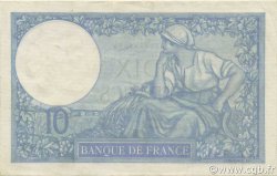10 Francs MINERVE modifié FRANKREICH  1939 F.07.05 fST+