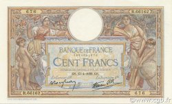 100 Francs LUC OLIVIER MERSON type modifié FRANCE  1939 F.25.46 XF+