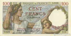 100 Francs SULLY FRANKREICH  1940 F.26.26 ST