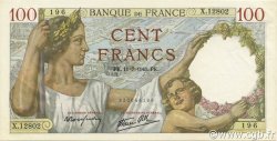100 Francs SULLY FRANCIA  1940 F.26.33 SC+