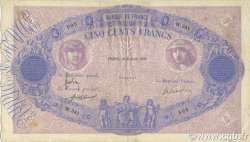 500 Francs BLEU ET ROSE FRANCIA  1911 F.30.19 q.BB