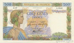 500 Francs LA PAIX FRANCIA  1941 F.32.20 FDC