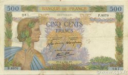 500 Francs LA PAIX FRANKREICH  1944 F.32.46 SS