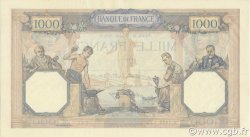 1000 Francs CÉRÈS ET MERCURE FRANCE  1931 F.37.06 AU-