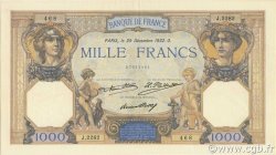 1000 Francs CÉRÈS ET MERCURE FRANKREICH  1932 F.37.07 VZ+