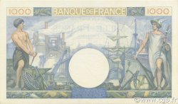1000 Francs COMMERCE ET INDUSTRIE FRANCIA  1940 F.39.01 AU+