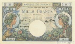 1000 Francs COMMERCE ET INDUSTRIE FRANKREICH  1944 F.39.11 ST