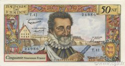 50 Nouveaux Francs HENRI IV FRANCIA  1959 F.58.04 SPL+