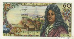 50 Francs RACINE FRANCIA  1971 F.64.19 q.FDC