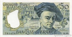 50 Francs QUENTIN DE LA TOUR FRANCE  1987 F.67.13 UNC
