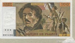 100 Francs DELACROIX modifié FRANCIA  1981 F.69.05 SPL+