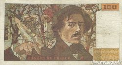 100 Francs DELACROIX modifié FRANCIA  1984 F.69.08b BC+