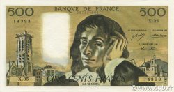 500 Francs PASCAL FRANCE  1973 F.71.10 AU