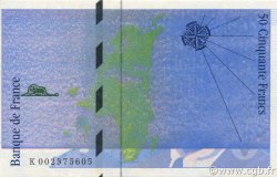 50 Francs SAINT-EXUPÉRY FRANCE  1992 F.72.01F UNC-
